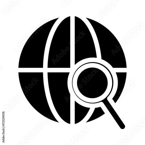 worldwide glyph icon