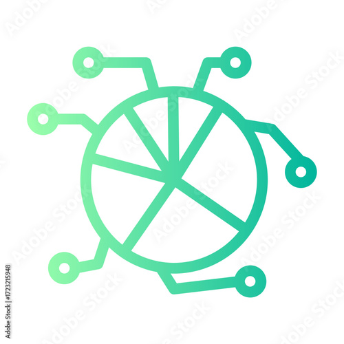 resource allocation gradient icon