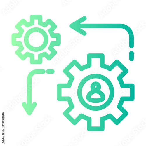 workflow gradient icon