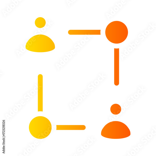 relationship gradient icon