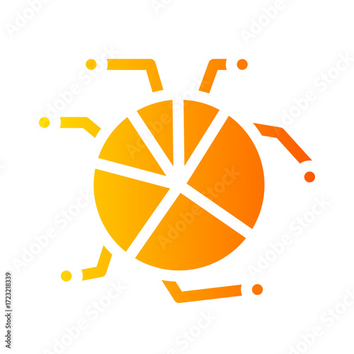 resource allocation gradient icon