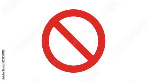 Free Download Prohibition restriction symbol with a red circle and a line inside - GFXLoad