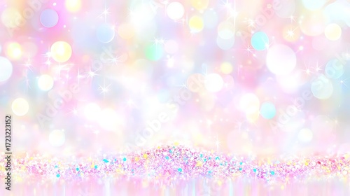 Bright glitter field glowing softly captured on medium format camera, 120mm macro lens, tight focus on sparkle ridge with creamy bokeh