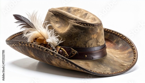 cowboy hat isolated on white
