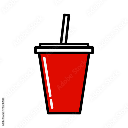 Soda Cola Cup Vector Illustration 