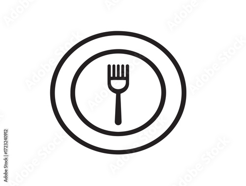 Balanced diet vector illustration with fresh organic symbolism