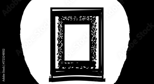 Elegant decorative ornate picture frame borders for artistic displays and professional presentations in a sophisticated design