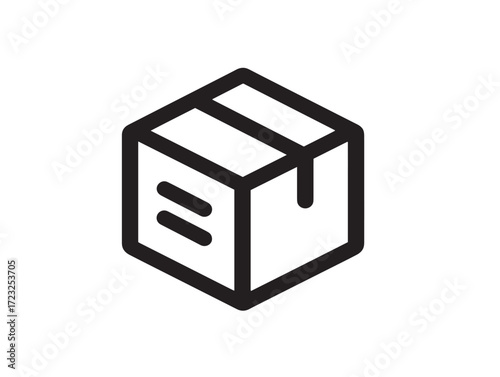 Packaging symbols icon crafted with clean and minimal vector design