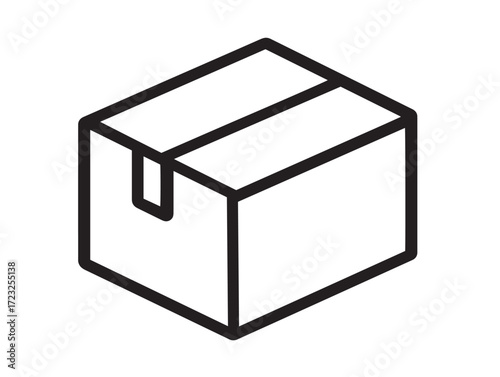 Clean packaging icons designed in sophisticated minimal vector style