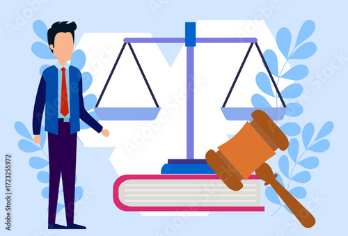 Authority Concept Illustration Vector Style