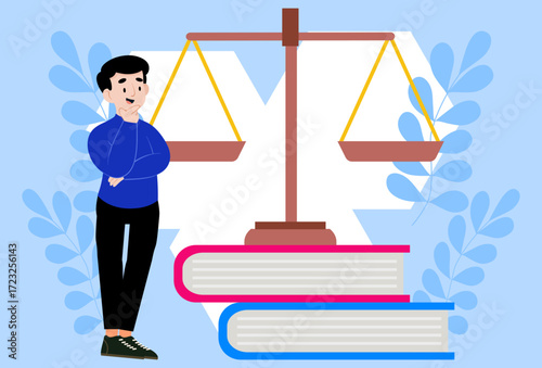 Constitution Concept Illustration Vector Style