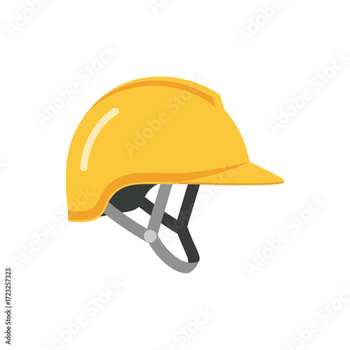 construction helmet on white background