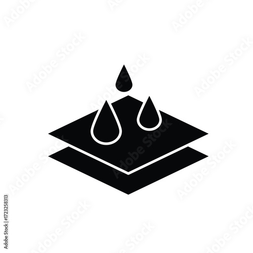 absorb water icon vector moisture absorption