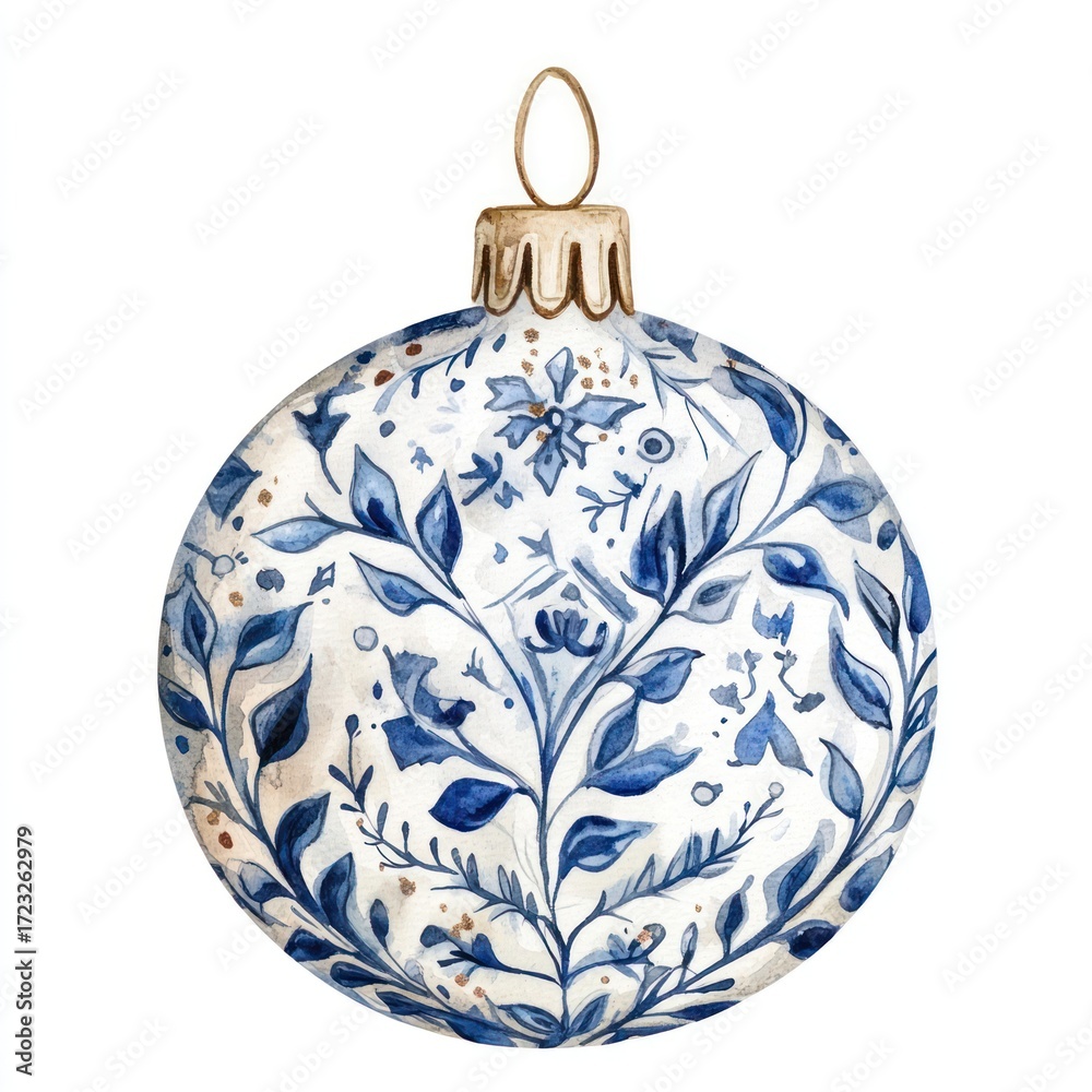 Fototapeta premium White Ornament christmas ornament winter.