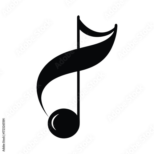 music note silhouette