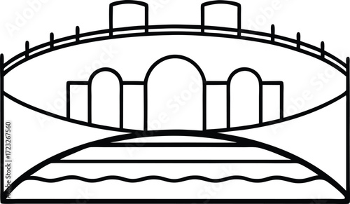 rooftop rooftop yoga retreat dome illustration on transparent