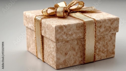Gift box with ribbon