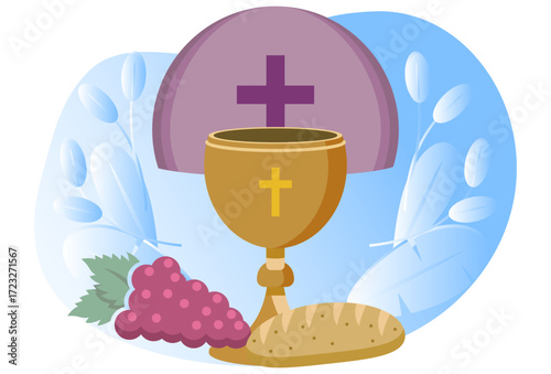 Communion Concept Illustration Vector Style