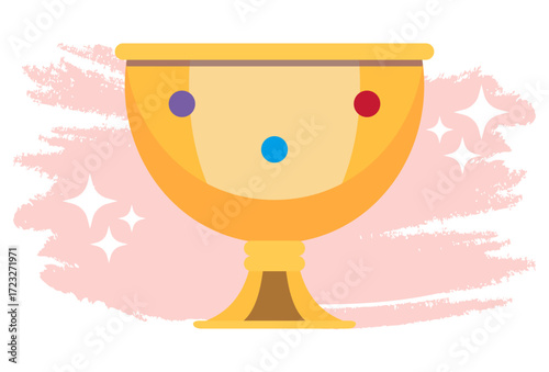 Chalice Concept Illustration Vector Style