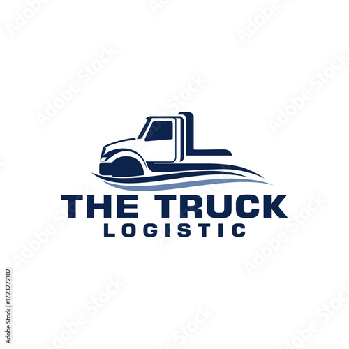 Trucking Truck Logo Logistic Company Logo. Premium Vector Truck Logo Vector