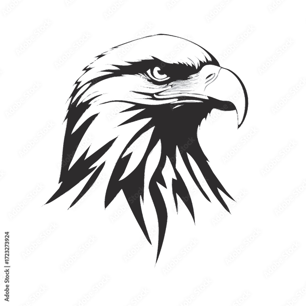 Obraz premium eagle head vector