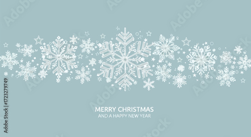Celebrate the festive season with this elegant snowflake design perfect for Christmas cards, winter promotions and creating a joyful holiday atmosphere