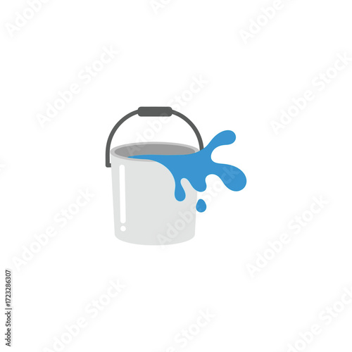 bucket of paint