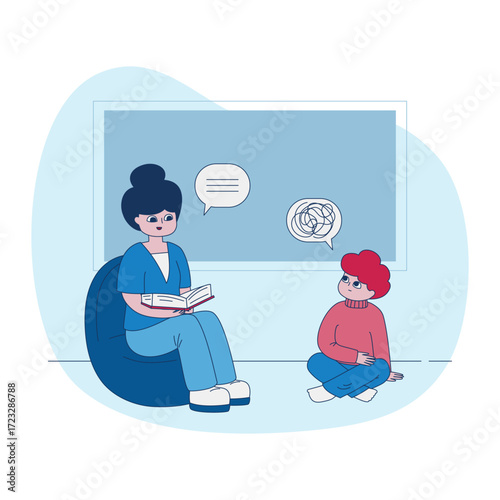 Supportive lesson for children on the autism spectrum