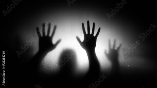 scary shadow with hands for halloween background,Terrifying scary hands with long nails,Creepy monster claw,silhouette of hands,hands reaching out,horror background