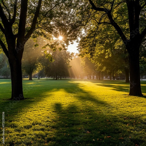 morning in the park
