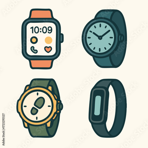 Different Types of Watches.
