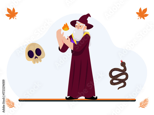 Magic Concept Illustration Vector Style