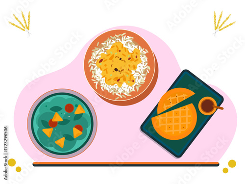 Food Concept Illustration Vector Style