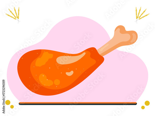 Leg Concept Illustration Vector Style