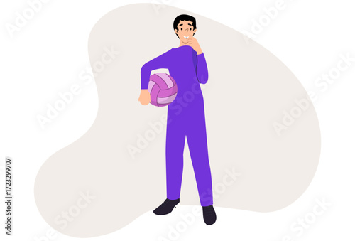 Referee Concept Illustration Vector Style