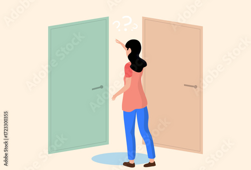 Self Exclusion Concept Illustration Vector Style