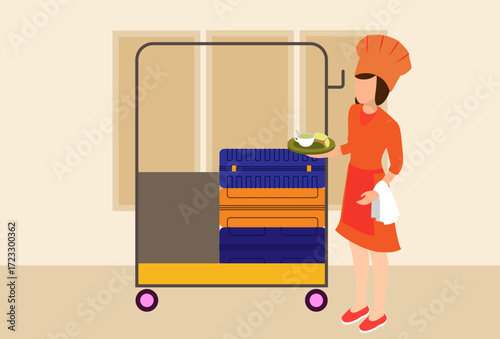 Free Concierge Service Concept Illustration Vector Style