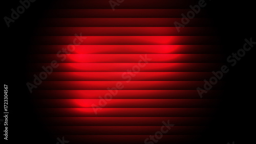 Futuristic red Glass Gradient on Black Background with Glowing Waves and Transparent Motion Layers

