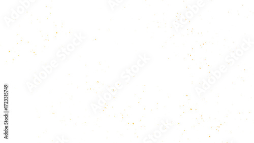 Stylish modern gold splashes texture isolated on transparent background. Golden distressed grain texture pattern with cracks and stains. 