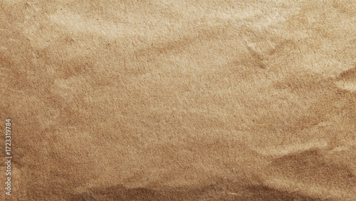 Brown wrinkle recycle paper background stock photo