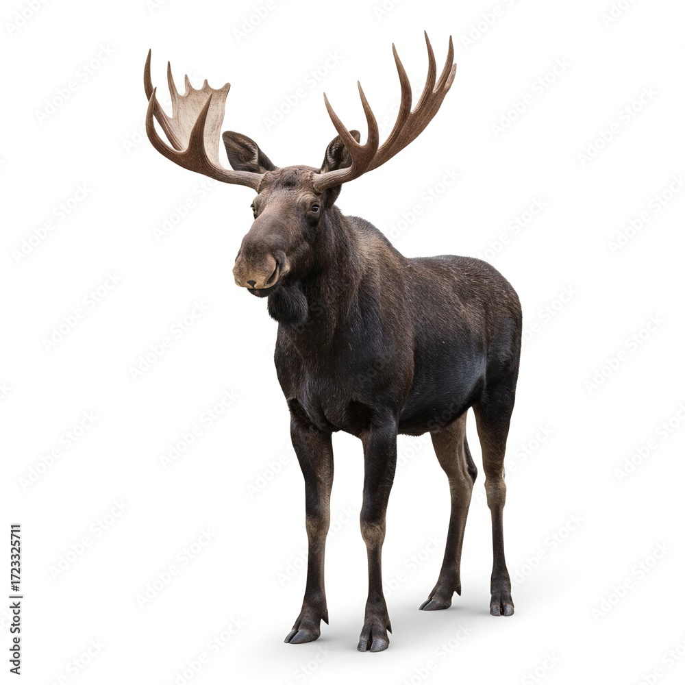 Fototapeta premium deer isolated on white