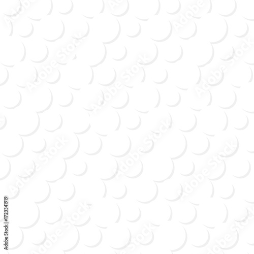 White Hexagonal Raised Orb Pattern