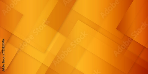 Abstract yellow, orange technology concept diamond triangle geometric line background. modern seamless business technology concept geometric shapes. squares and triangle with soft shadows as pattern.