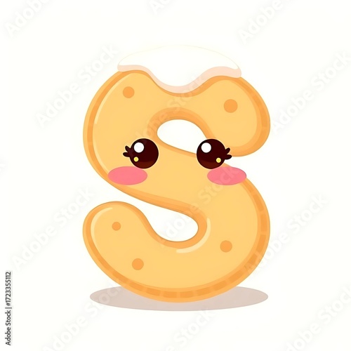 A fun, cartoon vector illustration of a cute, smiling animal character with a piece of cheese