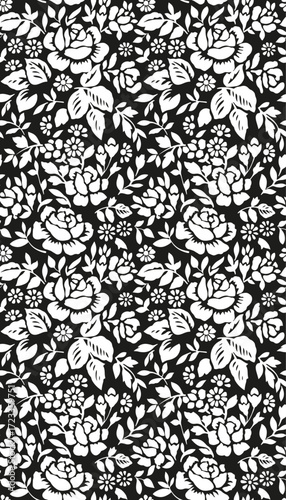 Vector damask seamless pattern background. Classical luxury old fashioned damask ornament, royal victorian seamless texture for wallpapers, textile, wrapping. Exquisite floral baroque template