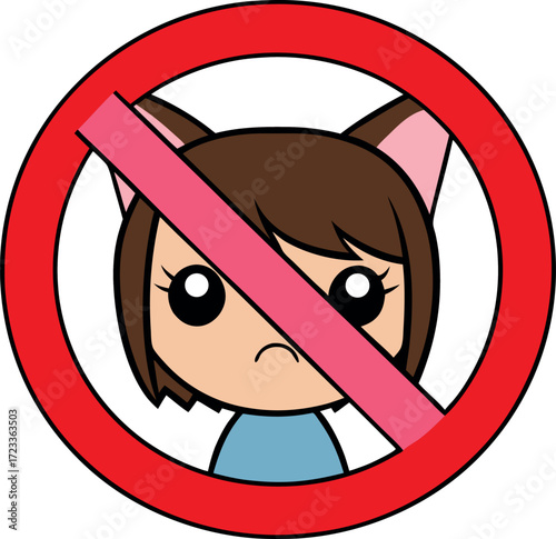 no kids icon, children ban doodle, not allowed child cartoon, stop kids vector, prohibited children doodle, kids restriction symbols, ban little boy girl, cartoon children banned, warning no kids sign