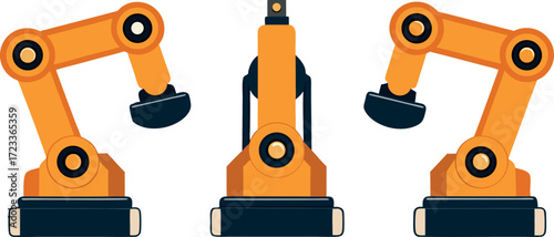 robotic arm icons, automation doodle vector, industrial robot icons, mechanical arm doodles, factory machine icons, robotic process doodle, assembly line vector, technology automation icons, robot wor