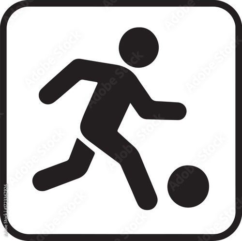 silhouette of a man running with ball