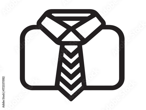 Stylish line art business symbol for modern enterprises
