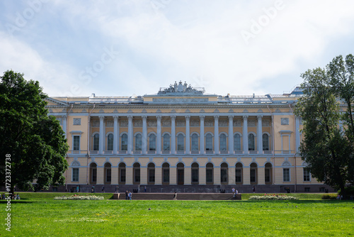 Wallpaper Mural panorama of Mikhailovsky Palace and green field, Saint Petersburg, Russia, 21st of July, 2025 Torontodigital.ca